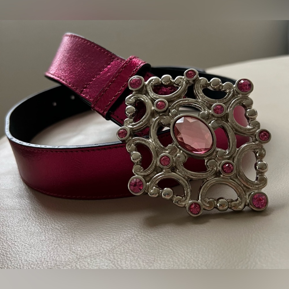 Roberto Mengoni Leather Belt - Size Small